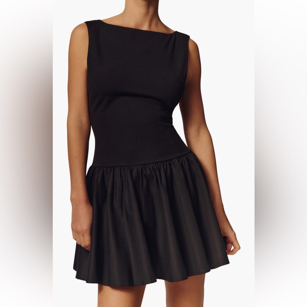 Reformation Black Mini Dress